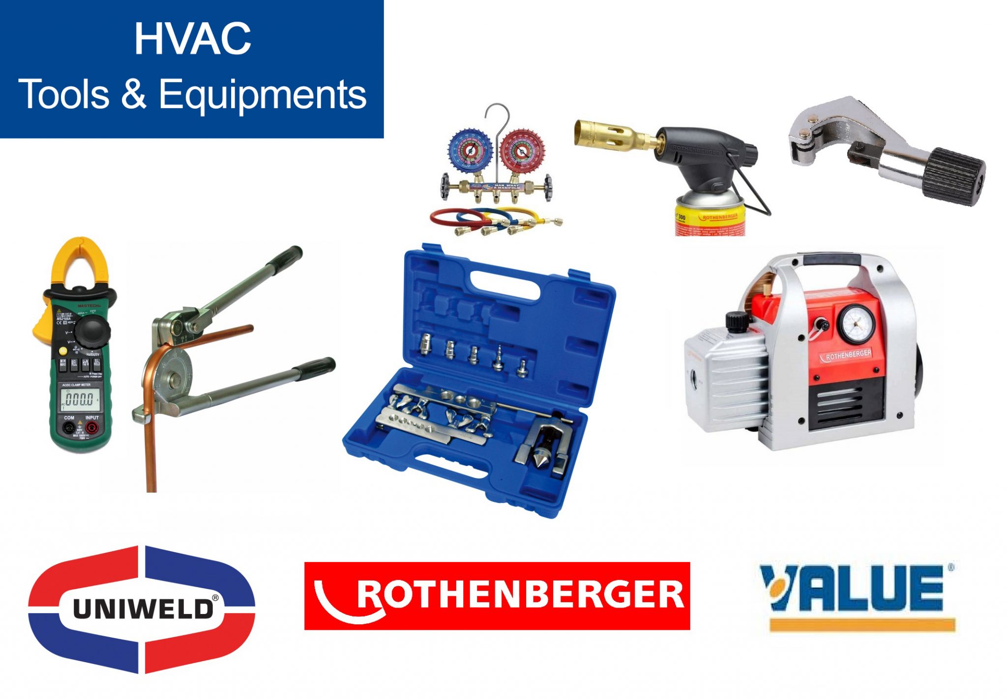 HVAC Tools & equipment Zephyr AC Spare Parts Trading LLC